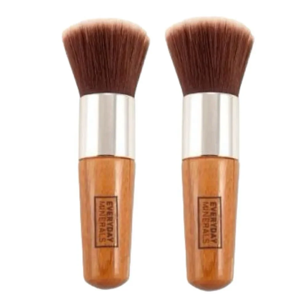 Everyday Minerals Makeup Flat Top Brushes (set of two)